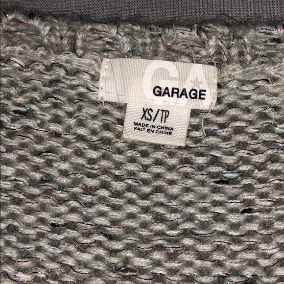 GARAGE BEIGE KNIT CROPPED SWEATER - Picture 2 of 5